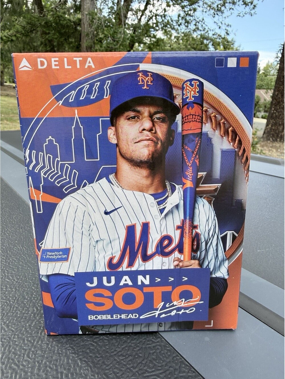 NY METS JUAN SOTO BOBBLEHEAD SGA MLB BASEBALL CITI FIELD DELTA 8/16/2025